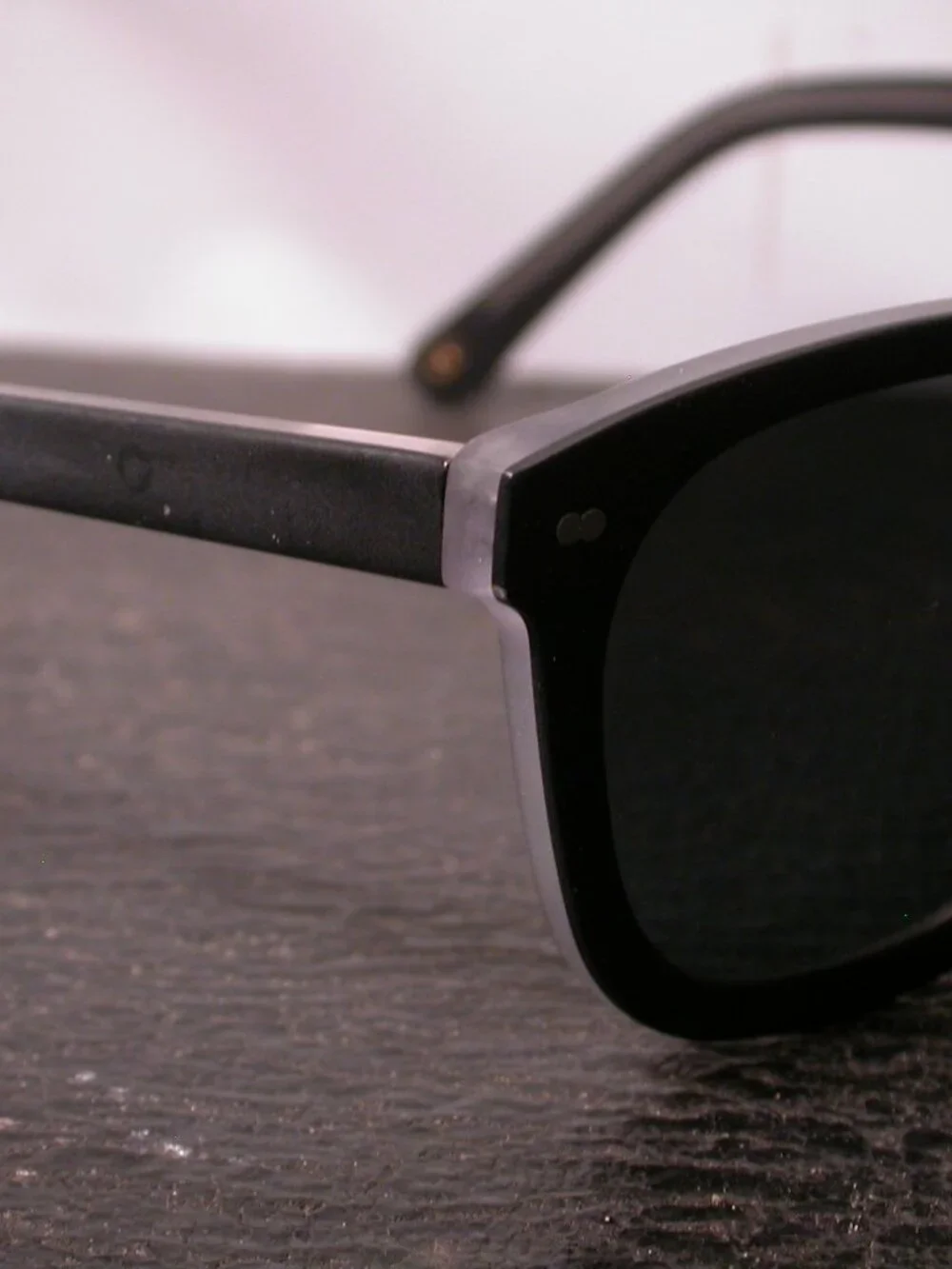 Tom Brady Chris Cloos Hand Made Matte Black Shades Sunglasses Frame Only